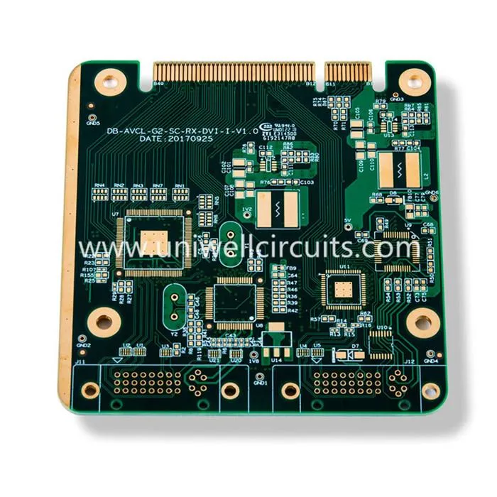 HDI gyda PCB Finger Aur